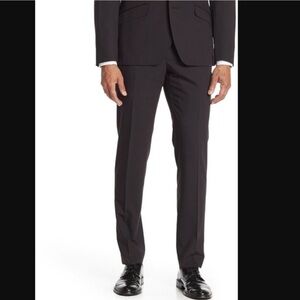 The Savile Row Brixton‎ Dress Pants Black 38W